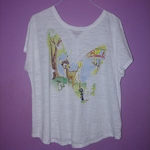 Disney 2x Bambi shirt